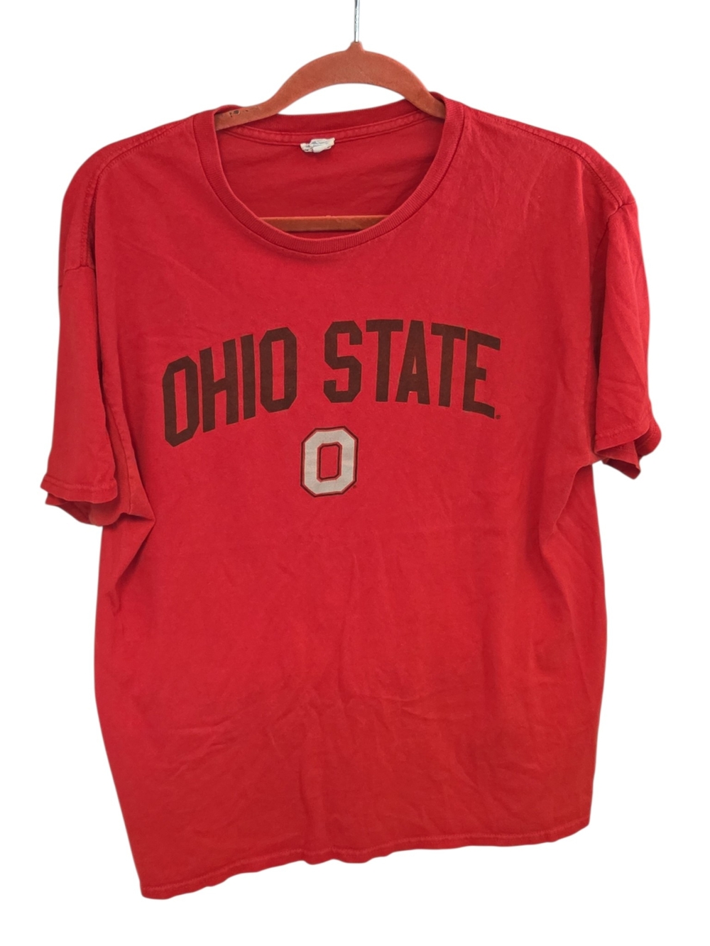 Delta Men's Red Ohio State Graphic Tee